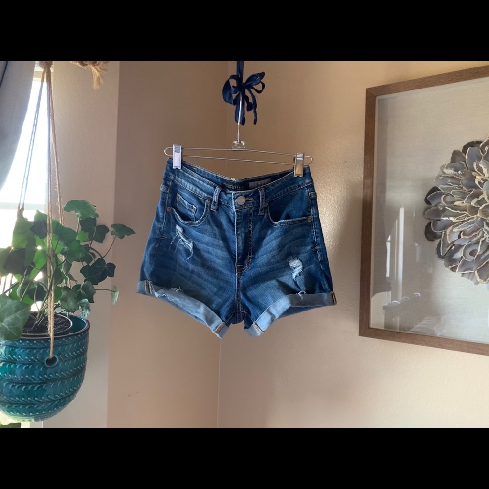 🌞High Waisted Midi Short